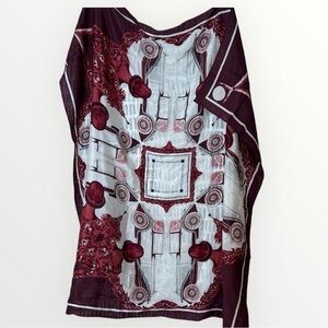 Vintage Mercedes Benz silk scarf